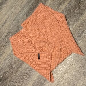 Rebecca Minkoff pink knitted scarf